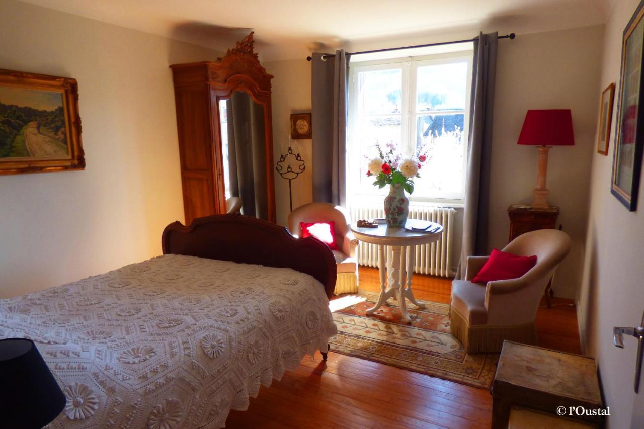 L'Oustal Panzió Sainte-Eulalie-d'Olt Kültér fotó